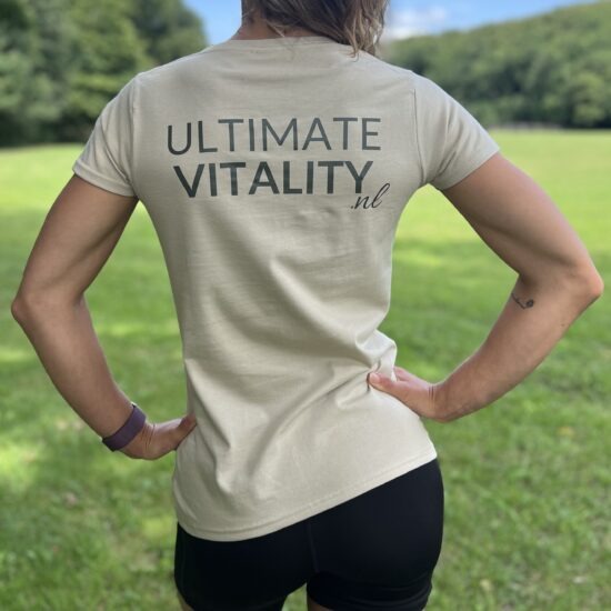 Iconic comfy t-shirt voor dames beige