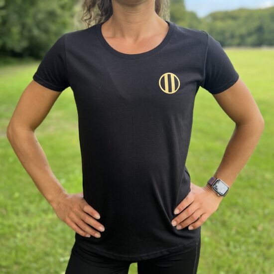 Iconic comfy t-shirt voor dames zwart - Afbeelding 2