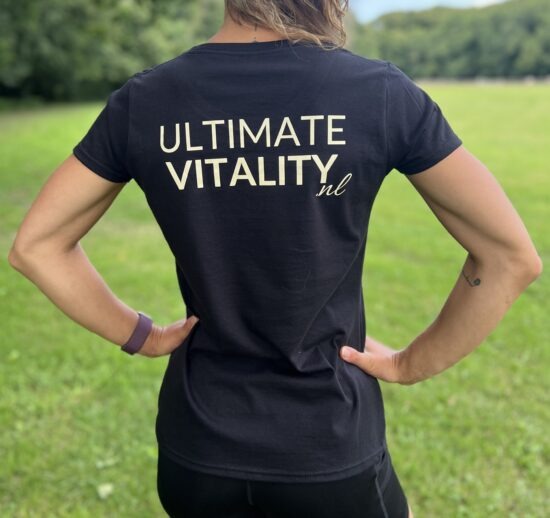Iconic comfy t-shirt voor dames zwart