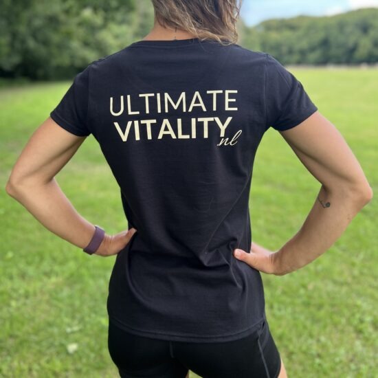 Iconic comfy t-shirt voor dames zwart