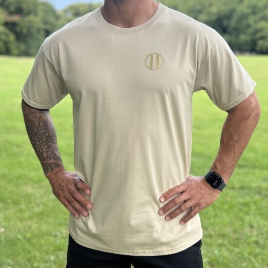 Iconic comfy t-shirt voor heren beige - Afbeelding 2