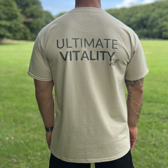 Iconic comfy t-shirt voor heren beige