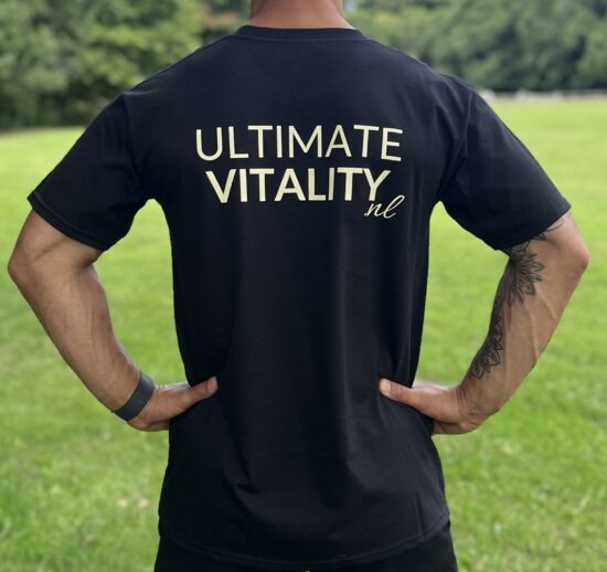 Iconic comfy t-shirt voor heren zwart