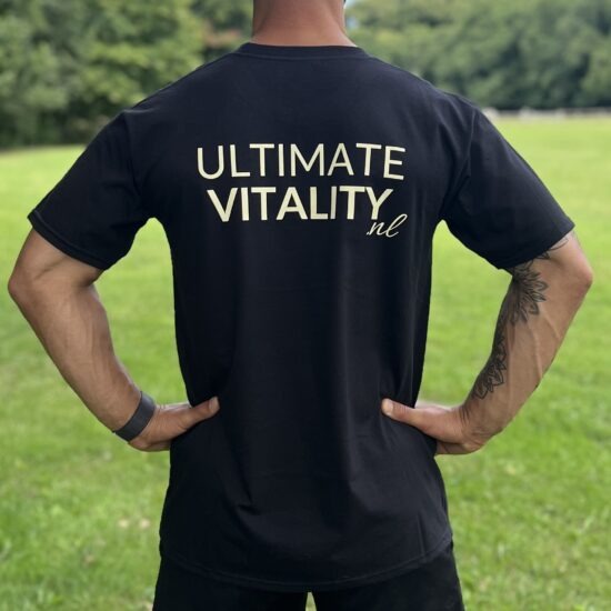 Iconic comfy t-shirt voor heren zwart